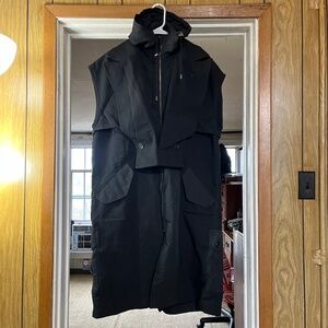 THE KEIJI IJIIT&CO Hooded vest dress/coat